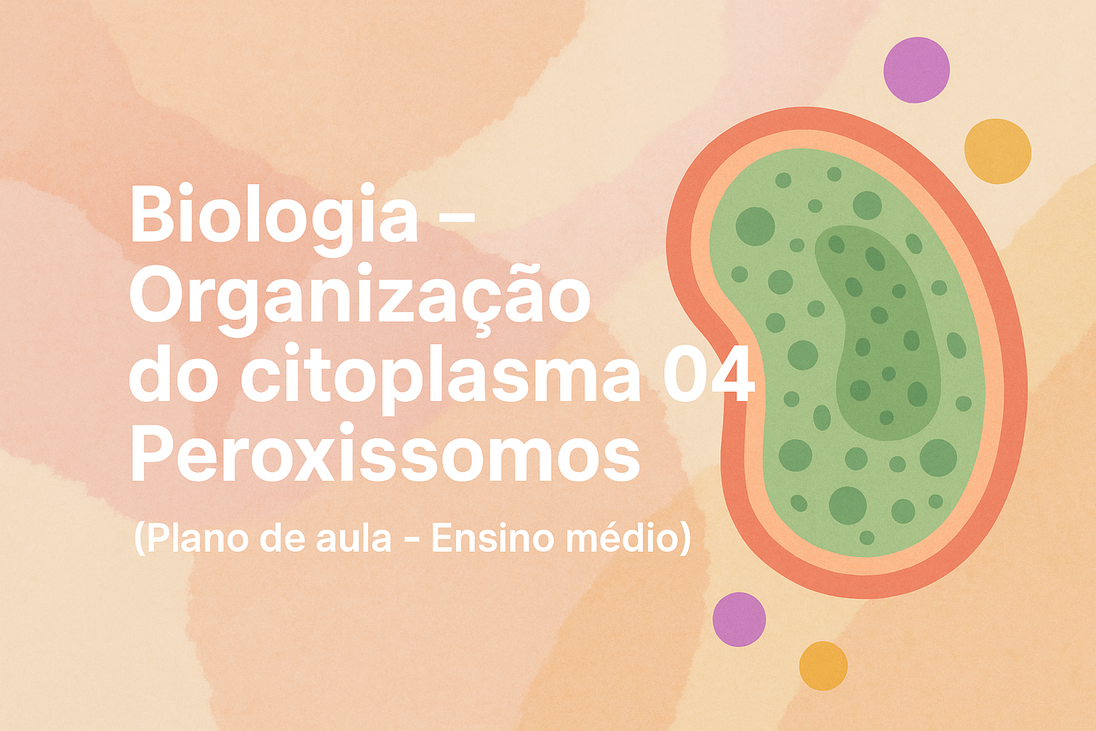 No momento, você está visualizando Biologia – Organização do citoplasma 04 – peroxissomos (Plano de aula – Ensino médio)