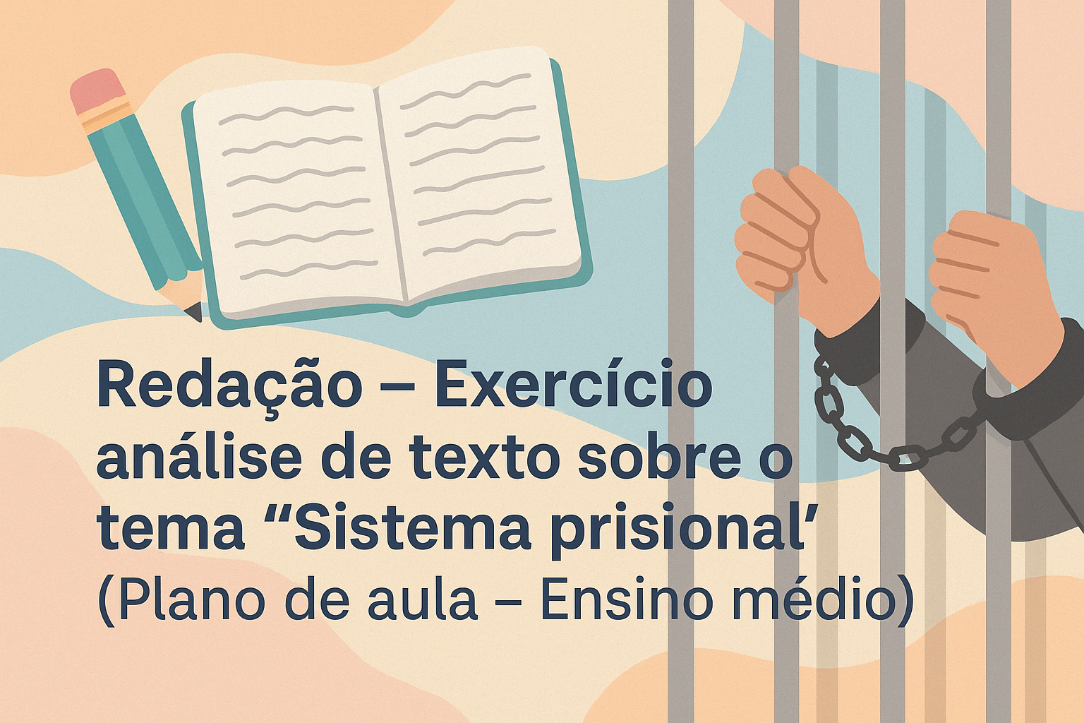No momento, você está visualizando Redação – Exercício – análise de texto sobre o tema “Sistema prisional” (Plano de aula – Ensino médio)