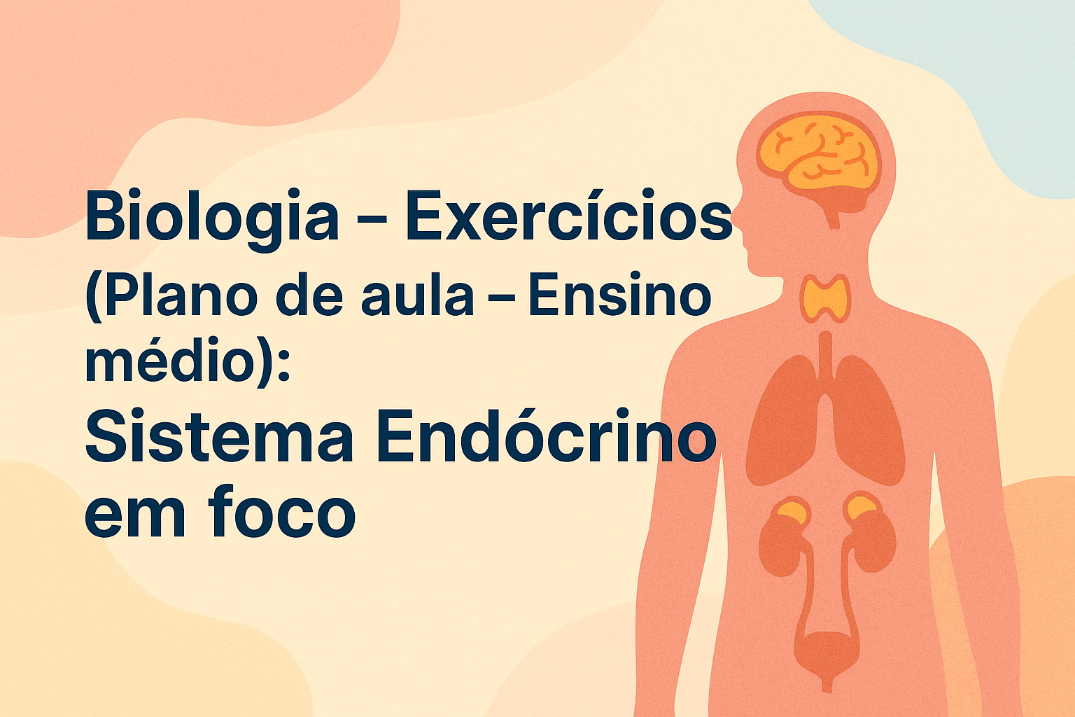 No momento, você está visualizando Biologia – Exercícios (Plano de aula – Ensino médio): Sistema Endócrino em foco