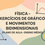 Física – Exercícios de Gráficos e Movimentos Bidimensionais (Plano de aula – Ensino médio)