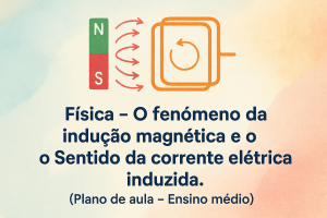 Leia mais sobre o artigo Física – O fenômeno da indução magnética e o Sentido da corrente elétrica induzida. (Plano de aula – Ensino médio)