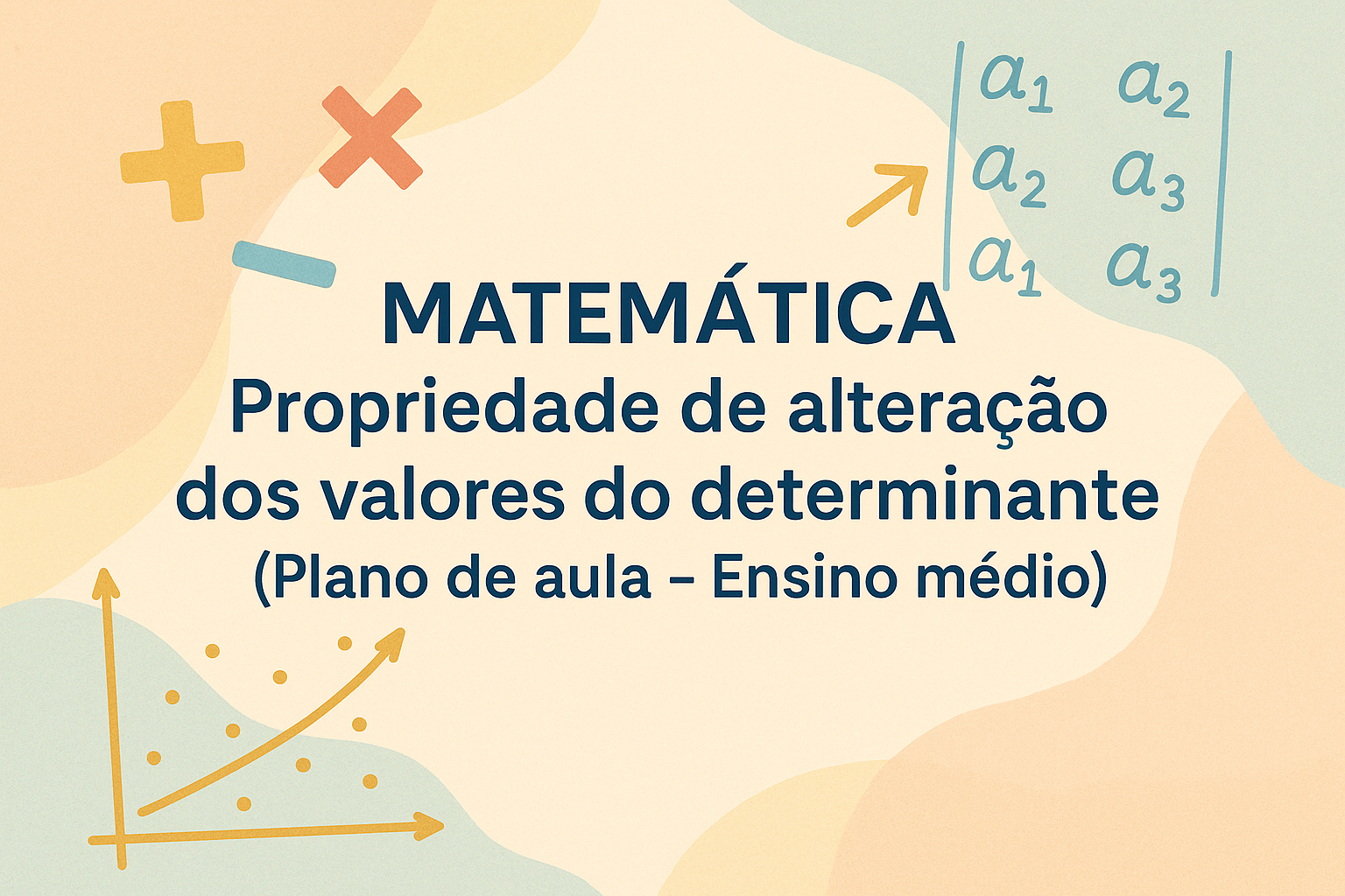 No momento, você está visualizando Matemática – Propriedade de alteração dos valores do determinante (Plano de aula – Ensino médio)