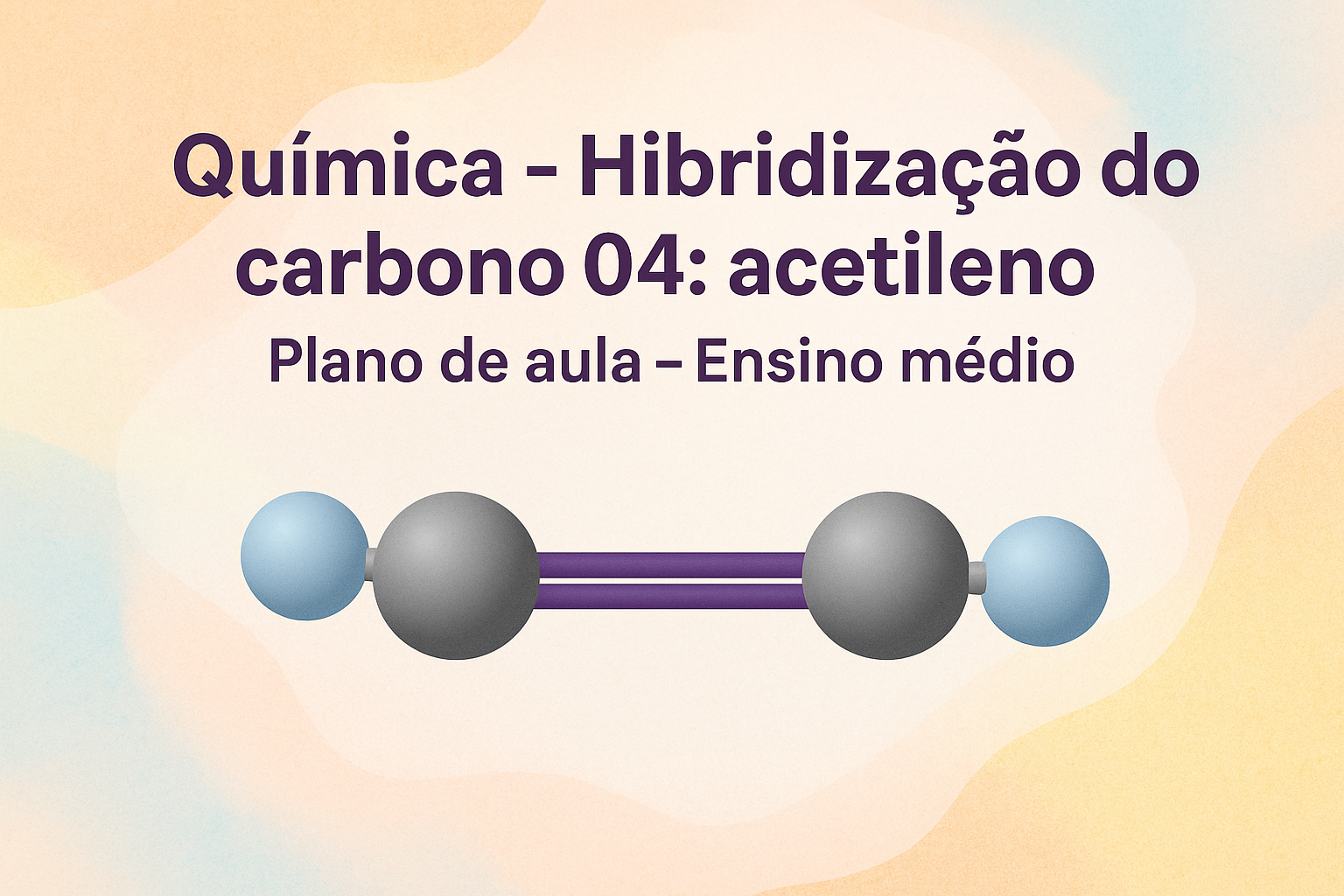 No momento, você está visualizando Química – Hibridização do carbono 04: acetileno (Plano de aula – Ensino médio)