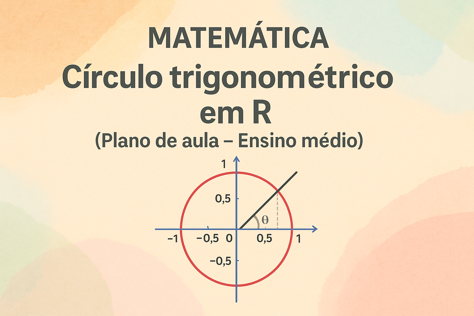 No momento, você está visualizando Matemática – Círculo trigonométrico em R (Plano de aula – Ensino médio)