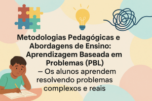 Leia mais sobre o artigo Metodologias Pedagógicas e Abordagens de Ensino: Aprendizagem Baseada em Problemas (PBL) — Os alunos aprendem resolvendo problemas complexos e reais