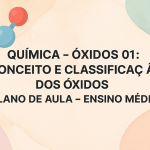 Química – Óxidos 01: conceito e classificação dos óxidos (Plano de aula – Ensino médio)