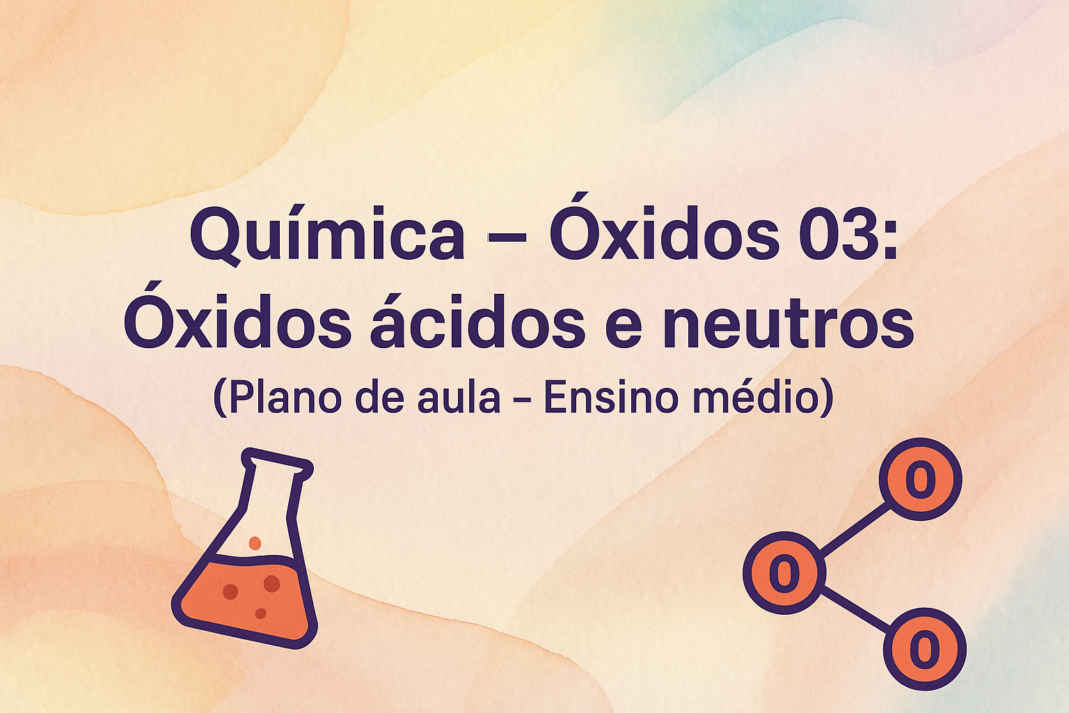 No momento, você está visualizando Química – Óxidos 03: Óxidos ácidos e neutros (Plano de aula – Ensino médio)