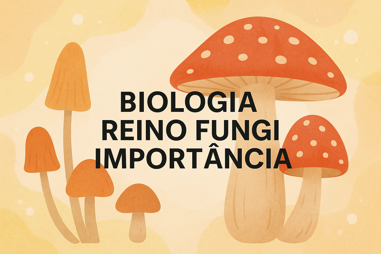 No momento, você está visualizando Biologia – Reino Fungi – Importância