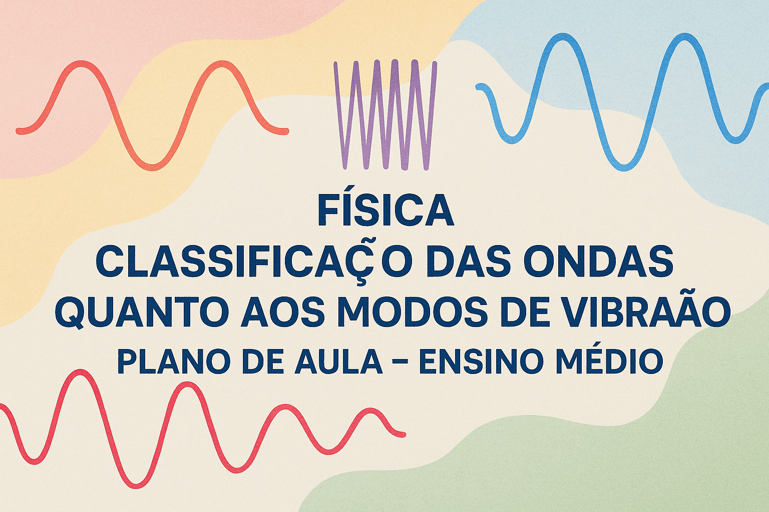 No momento, você está visualizando Física – Classificação das ondas quanto aos modos de vibração (Plano de aula – Ensino médio)