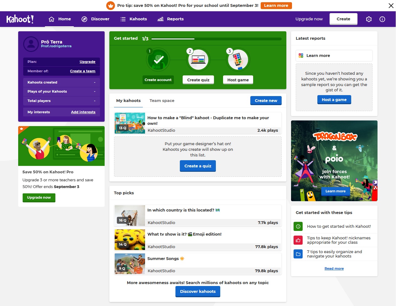 Kahoot: como criar quiz e estudar com jogos