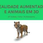 87 Animais em 3D com Realidade Aumentada (Extra: +10 Dinossauros)