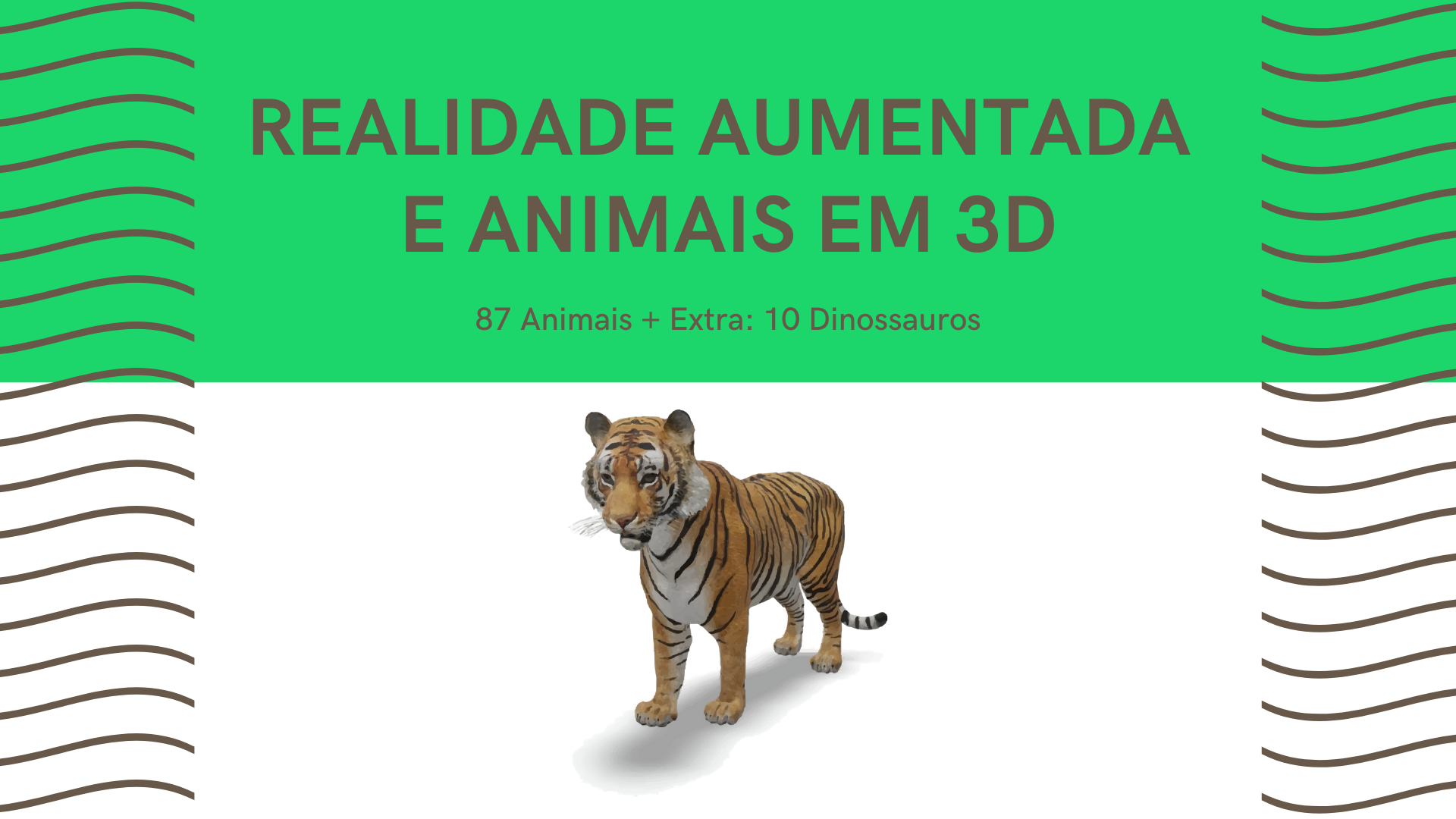 ANIMAIS EM 3D REALIDADE AUMENTADA, GRÁTIS