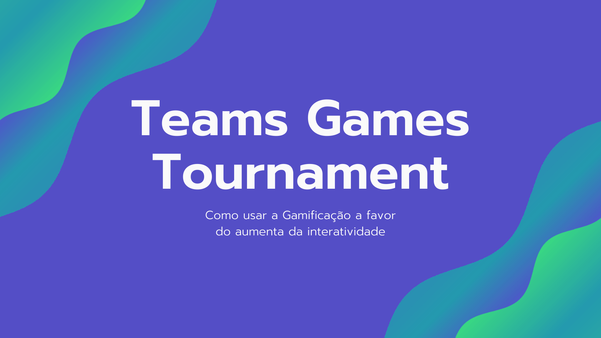Você está visualizando atualmente Teams Games Tournament + Exemplo