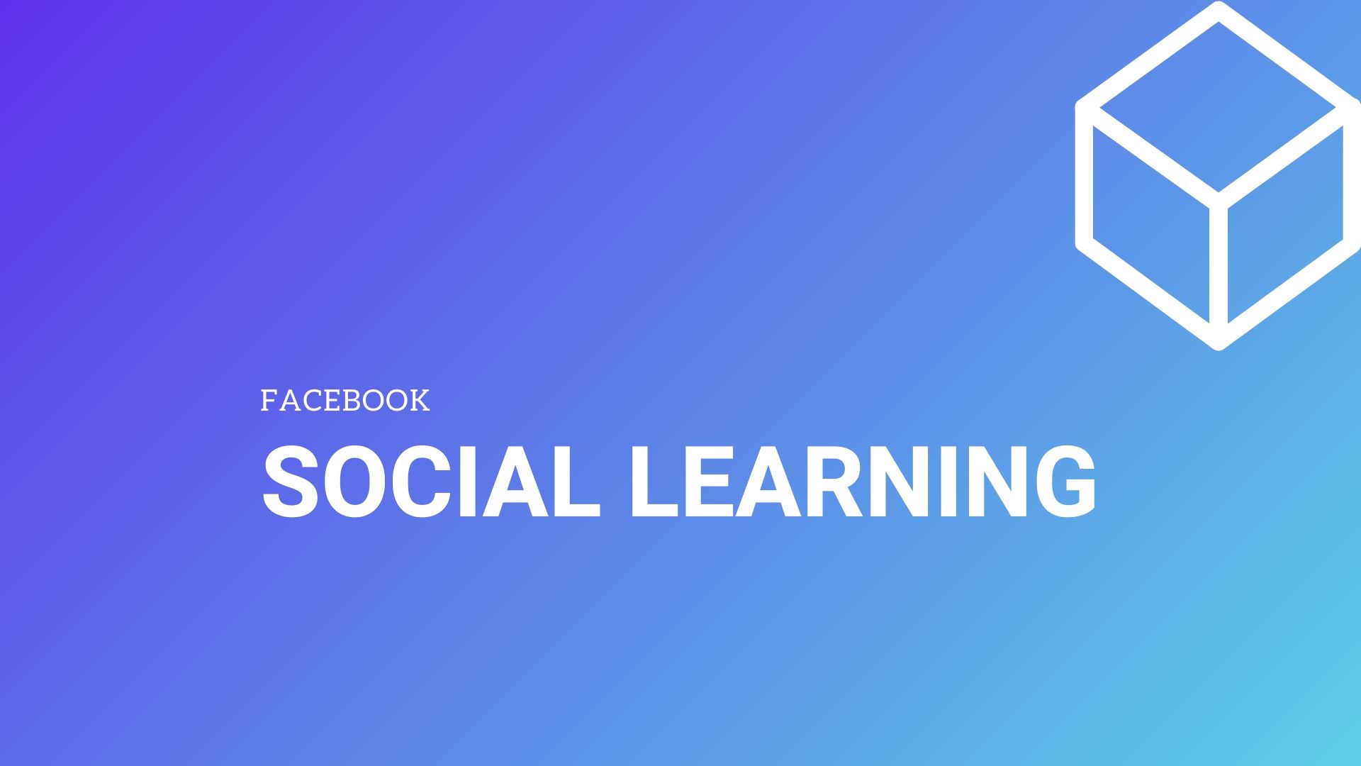 Você está visualizando atualmente Social Learning – Facebook