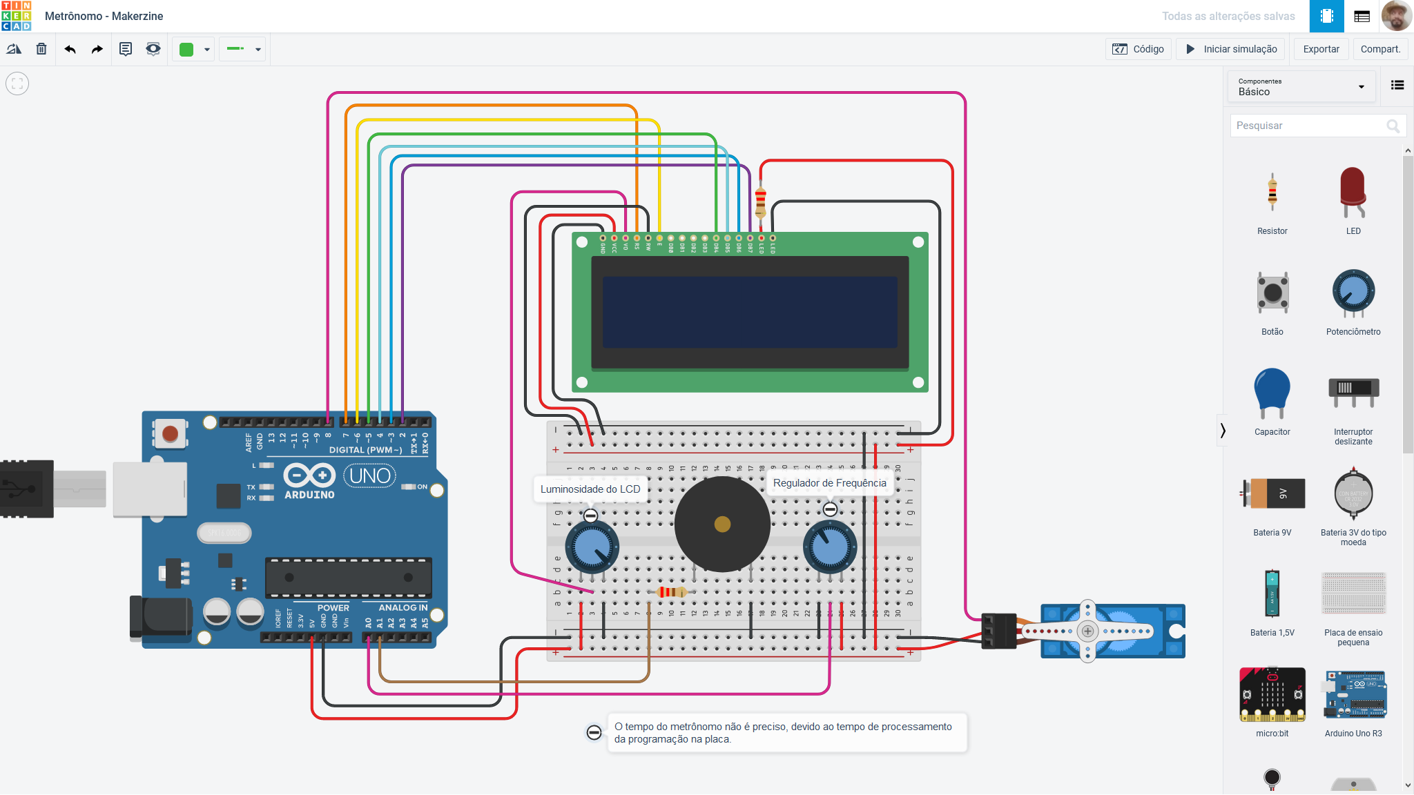 Arduino + Dino Run (T-rex do Google) = Jogo automatizado – MakerZine