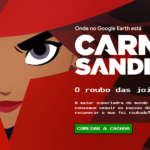 Carmen Sandiego com Google Earth