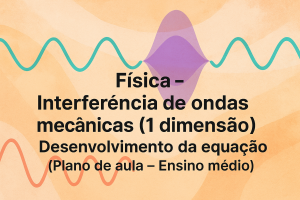 Leia mais sobre o artigo Física – Interferência de ondas Mecânicas (1 dimensão) – Desenvolvimento da equação (Plano de aula – Ensino médio)