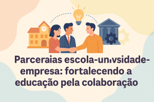 Leia mais sobre o artigo Parcerias escola-universidade-empresa: fortalecendo a educação pela colaboração