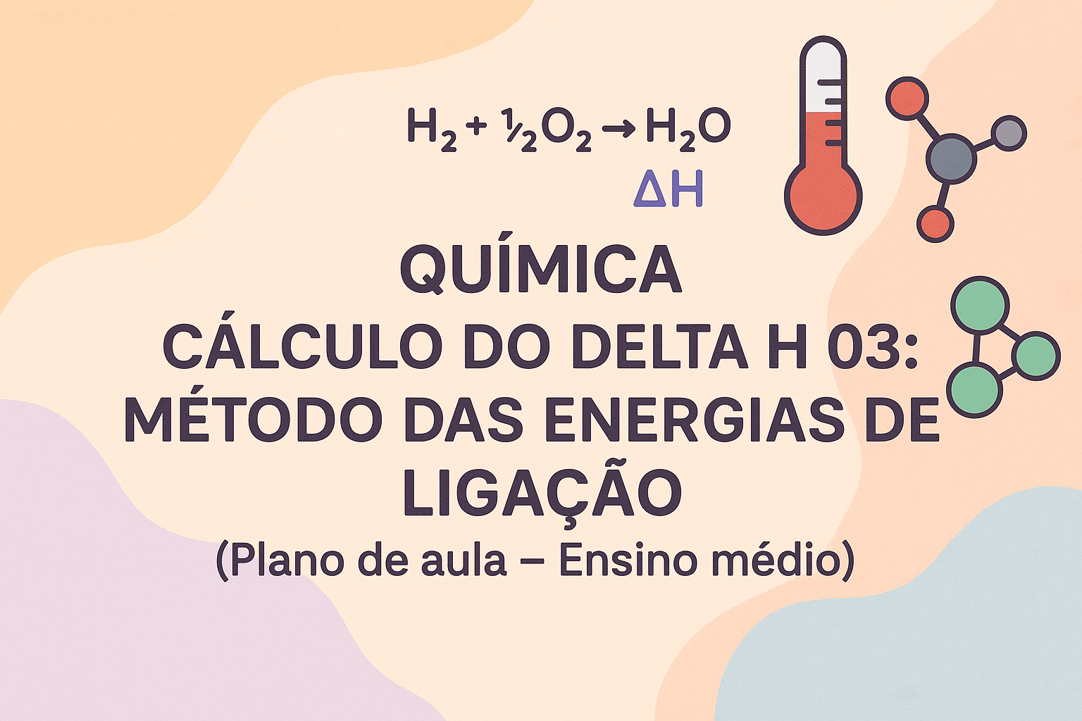 No momento, você está visualizando Química – Cálculo do Delta H 03: método das energias de ligação (Plano de aula – Ensino médio)